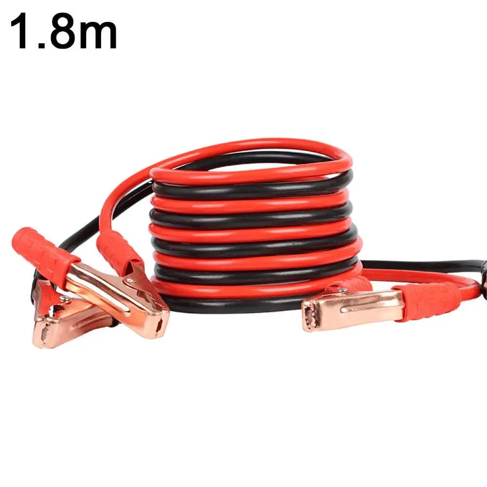 1.8M 500A Batteria per Auto Cavo di Salto Cavo Booster Linea di Emergenza Salto di Avviamento Cavi Van SUV Doppio attacco con Morsetti Clip