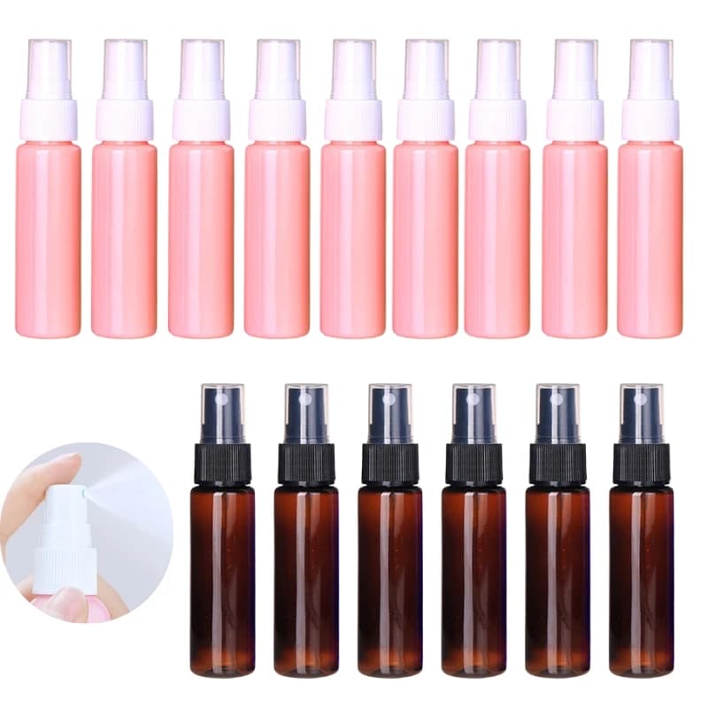 20/30/50pcs 30ml Bottiglia di plastica riutilizzabile con pompa Contenitore da viaggio vuoto per lozione Shampoo Crema Olio essenziale di stoccaggio cosmetico