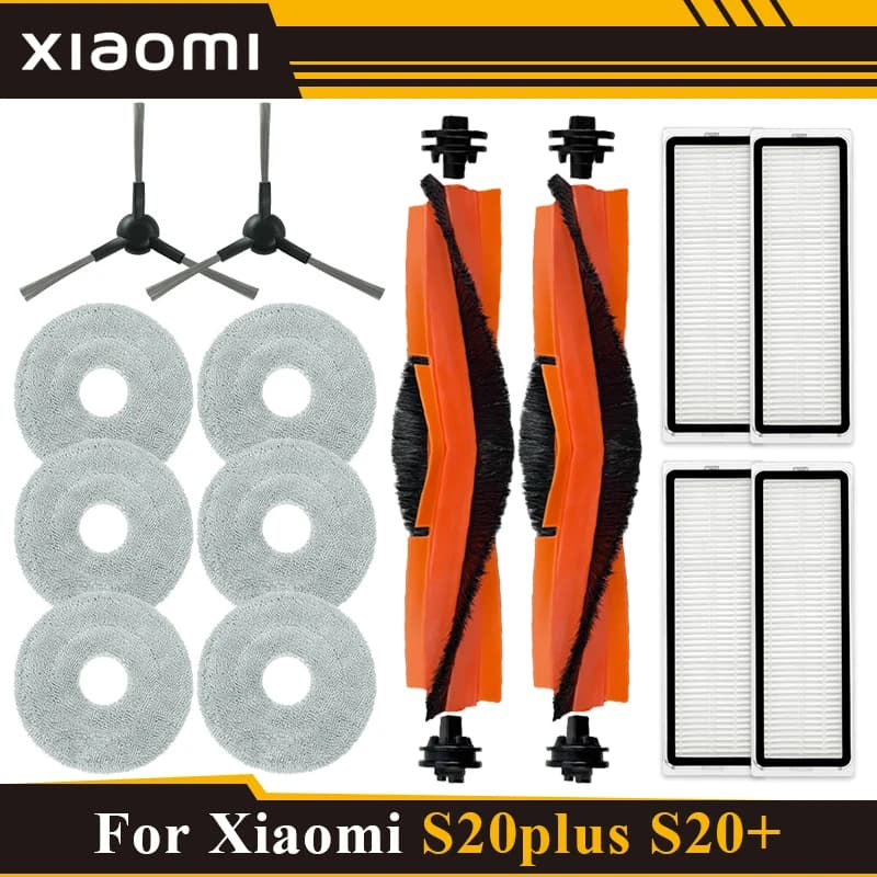 Per Xiaomi Robot Aspirapolvere S20plus/S20+ S10 Plus/B108GL/B105/B108CN B113CN Parti Accessori Filtro Spazzola Laterale Principale Mop