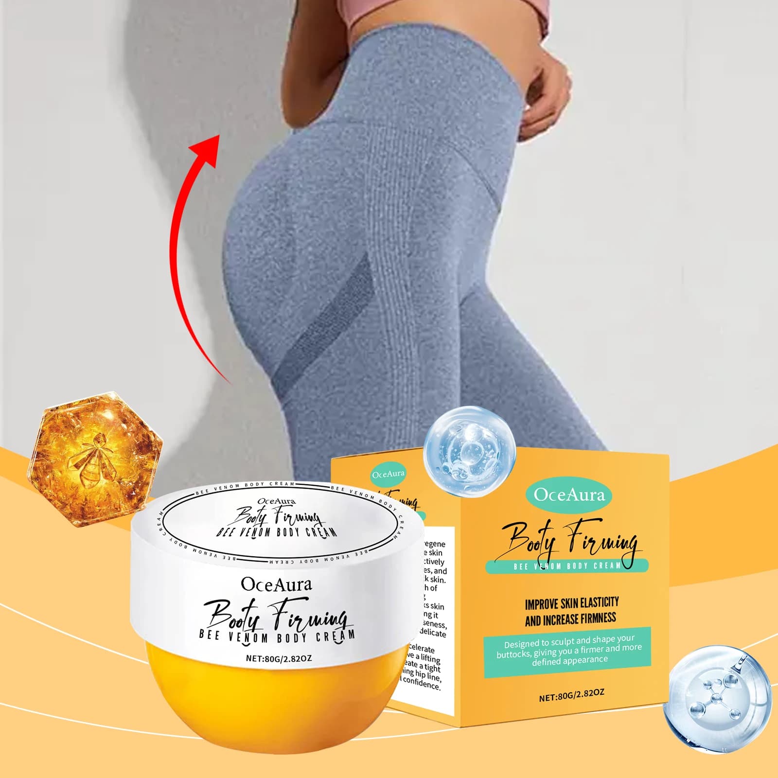 Buttocks Care Cream Soothing Lifting Enhances Cream Increases Breast Growth Tightening Shape Body Care Sexy Moisturizing
