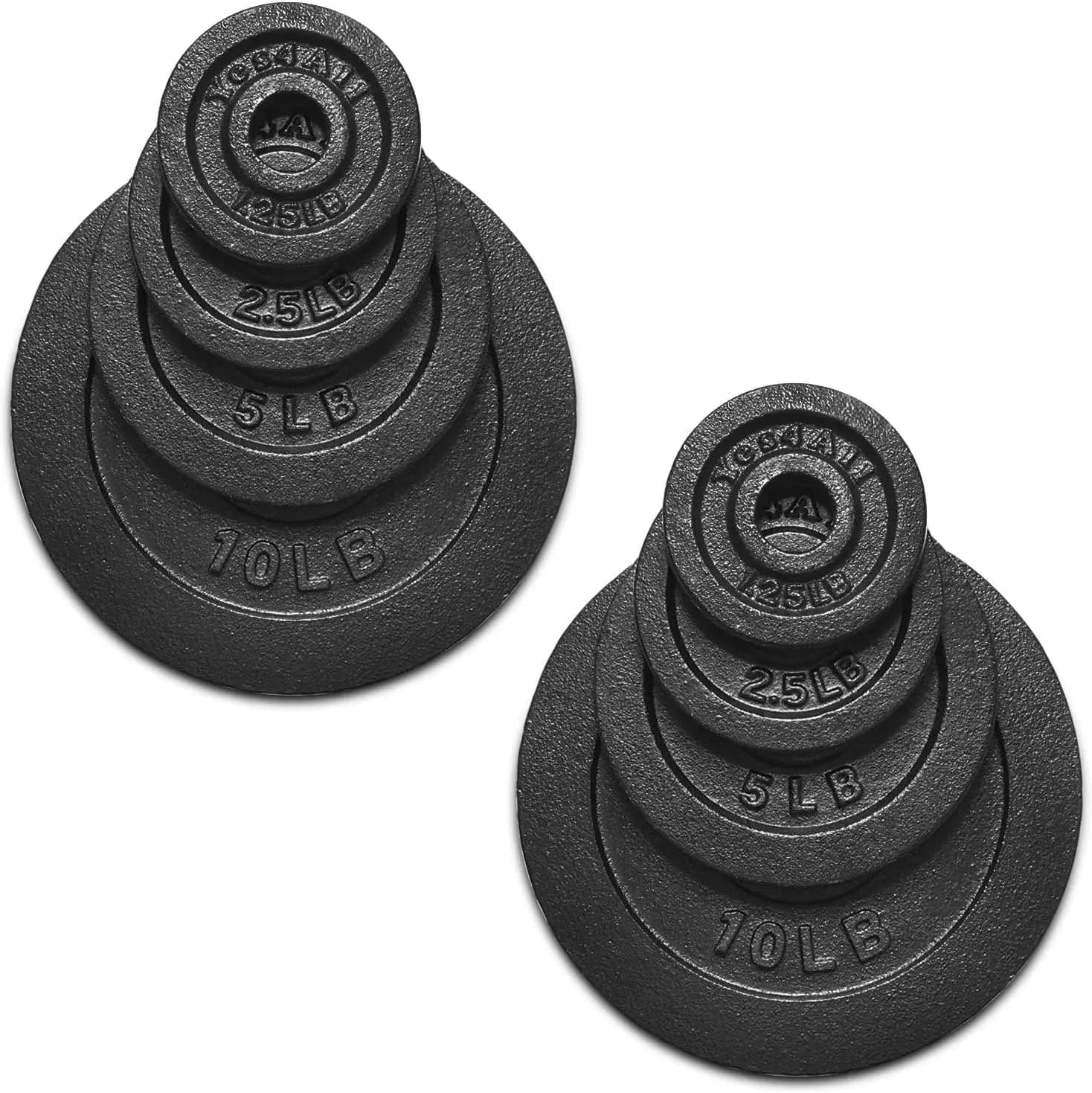 1,15 inch cast iron weight plate set for handlebars, strength training and weight lifting - Durable and versatile