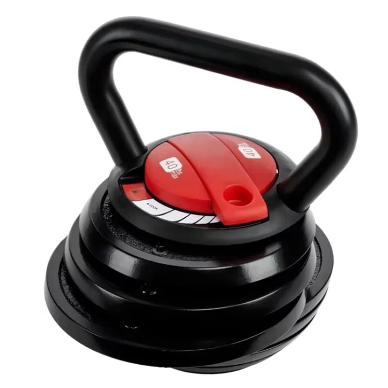 Set di Kettlebell Regolabili da 10-40LB, Attrezzatura Professionale per Sollevamento Pesi e Allenamento della Forza