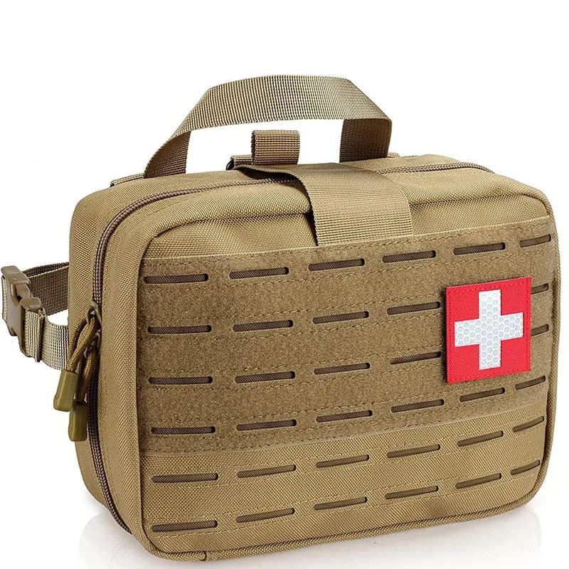 Borsa medica portatile per kit di pronto soccorso tattico per escursionismo, viaggio, casa, custodia per trattamento di emergenza, strumenti di sopravvivenza, custodia EDC