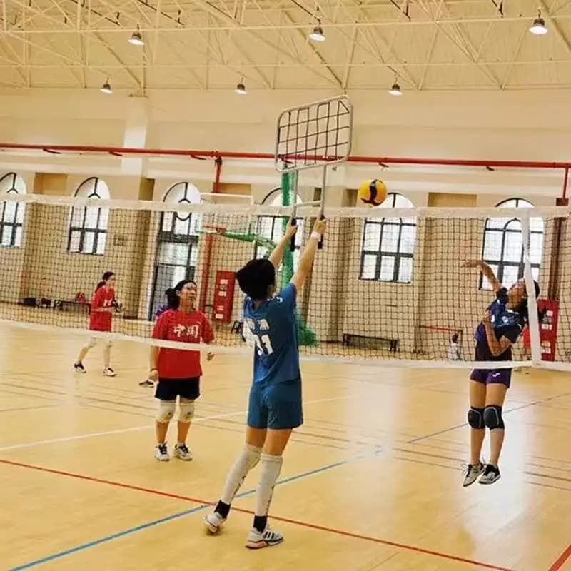 Portable Volleyball Training Equipment, Defence Practice With Tips