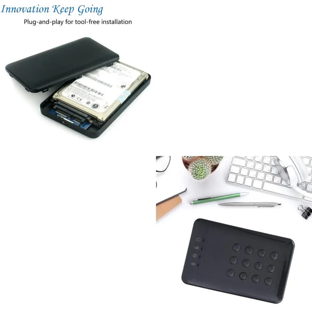 Custodia per disco rigido SSD USB E65C da 2,5" con password per laptop