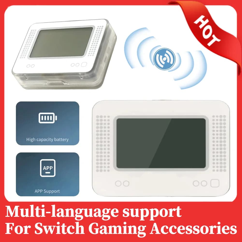 Nuovo Simulatore Intelligente Ricaricabile con Schermo LCD, NFC, Scheda Pixel Infinita, Emulatore Leggero e Intelligente, Accessori per Console di Gioco