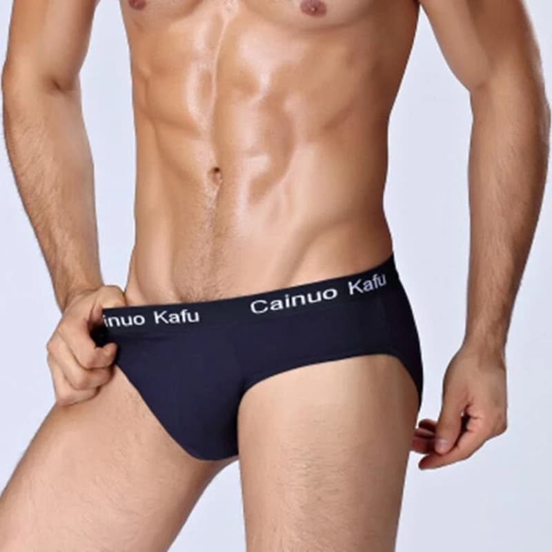 L-7XL Plus Size Colori solidi Mutandine da uomo Traspirante Seta del ghiaccio Uomo Lingerie Lettera Stampa Cintura Mutande 3D-Pouth Slip maschili