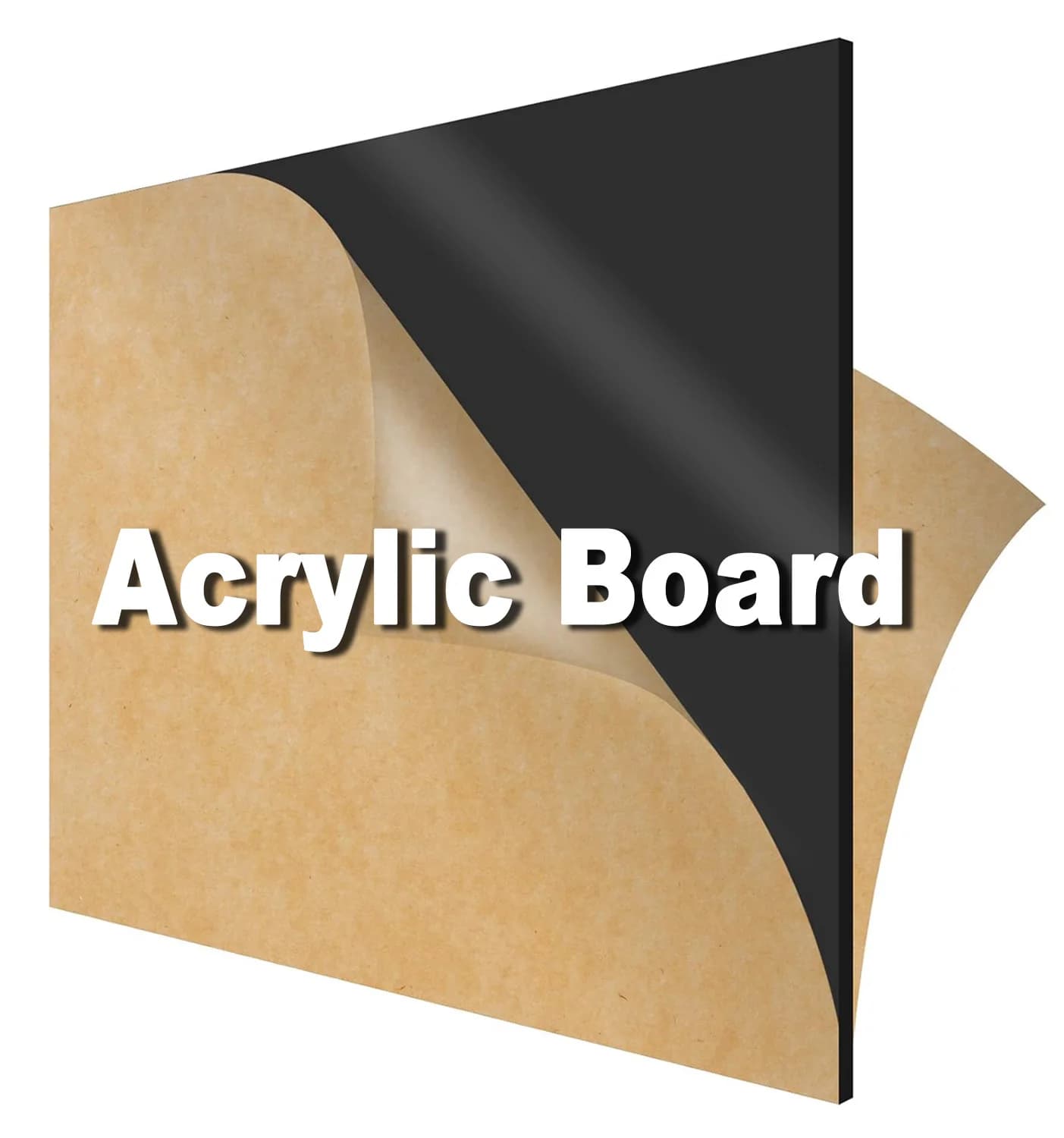 Acrylic sheet Black plexiglass foil for engraving with laser engraver Easy to cut DIY materials Plastic sheet 200x200x2mm