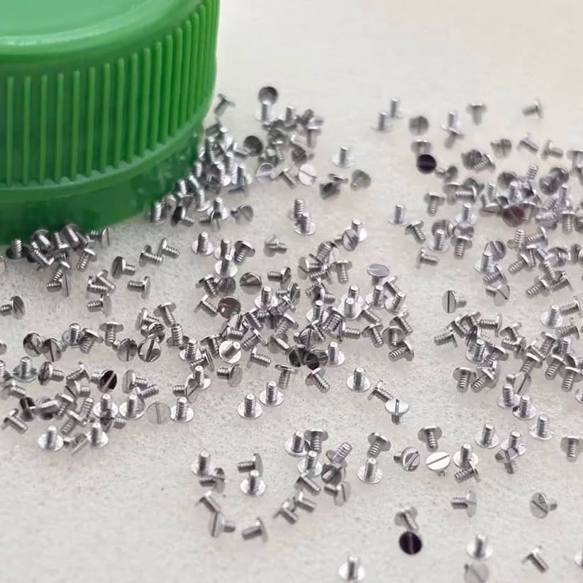 20/40/60pcs Watch movement accessories 8200 8215movement upper clamp plate screw pendulum splint screw