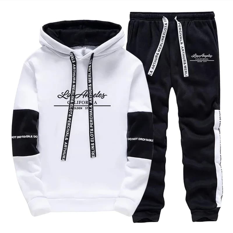 Men's Casual Suit, Comfortable Spring, Warm Sale, Quality Printed Sweatshirts and Pants for Open Sports and Daily Use