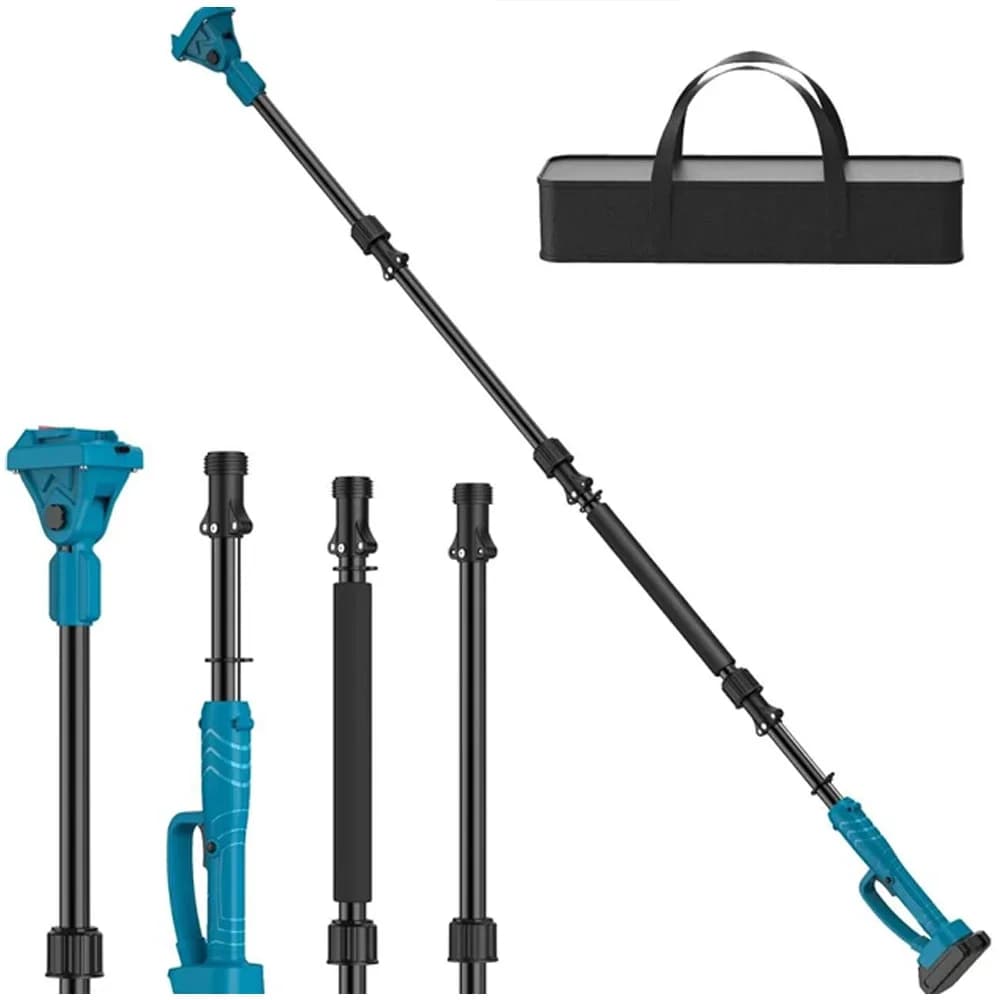 2 m plug-in extension rod for electric pruning shears and chain saws 180 ° Adjust high branch telescopic rod for battery Makita 18V