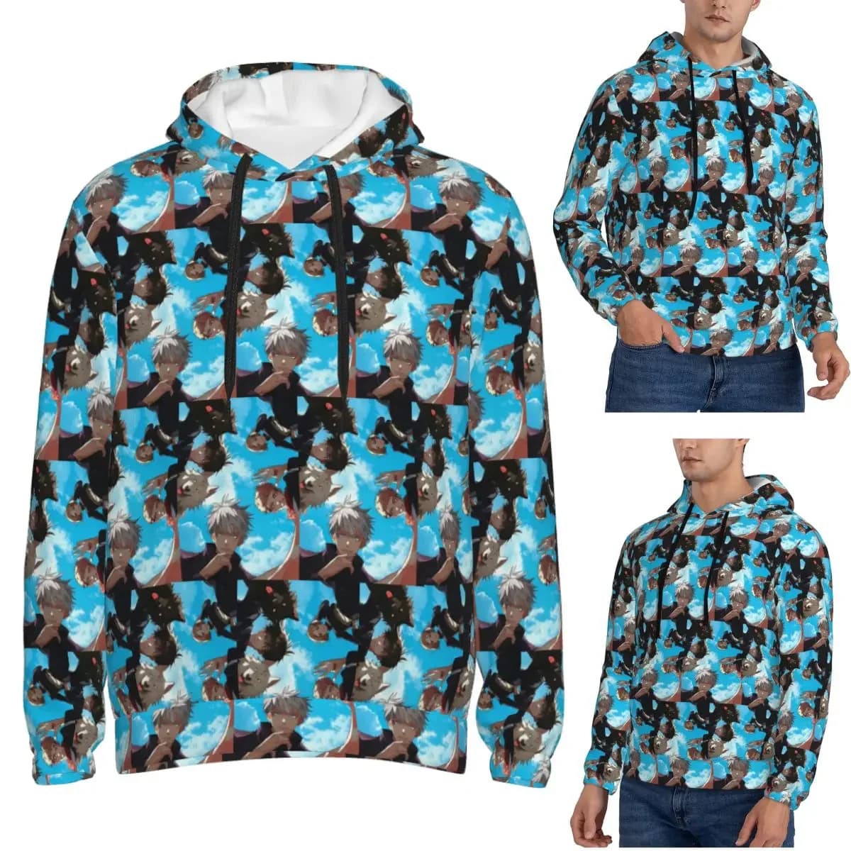Megumi Besto Friendo Jujutsu Kaisen Sukuna Anime Felpe con cappuccio Hip Hop Pullover Autunno Inverno Felpe Maglie a manica lunga