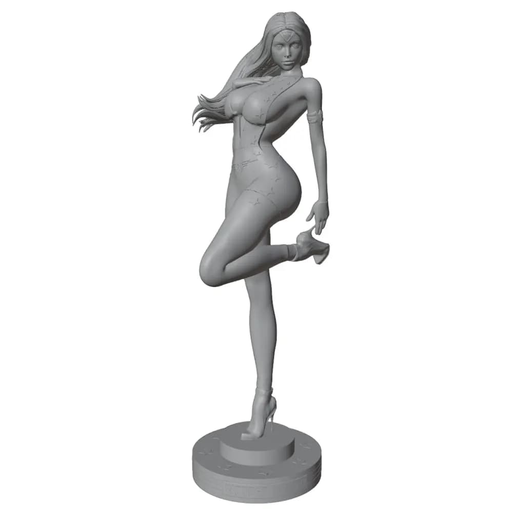 Statua in resina in miniatura 1/24, kit modello fatto a mano da 75 mm, modello in resina non verniciato che richiede pittura a mano, perfetto per collezionisti ed entusiasti, ideale per giochi da tavolo e giochi di ruolo, adatto per giochi di ruolo D&D, esposizioni mitologiche, regali di Halloween e Natale, e statuette di personaggi misteriosi. | Bambole di Fantasia Raffinate | Lavorazione Artigianale Squisita