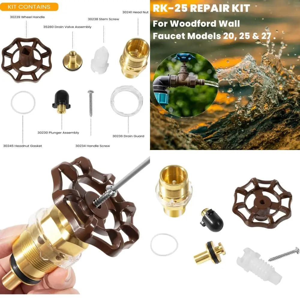 Kit di riparazione per rubinetti da parete per esterni Woodford 2025 per modello 25F