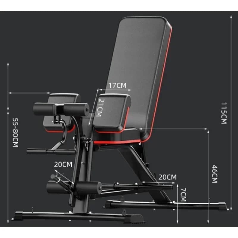 2026 Training Auxiliary Stool Home Abdominal Waist Fitness Bench Dumbbell Upgraded Multi-function Dumbbell Stool