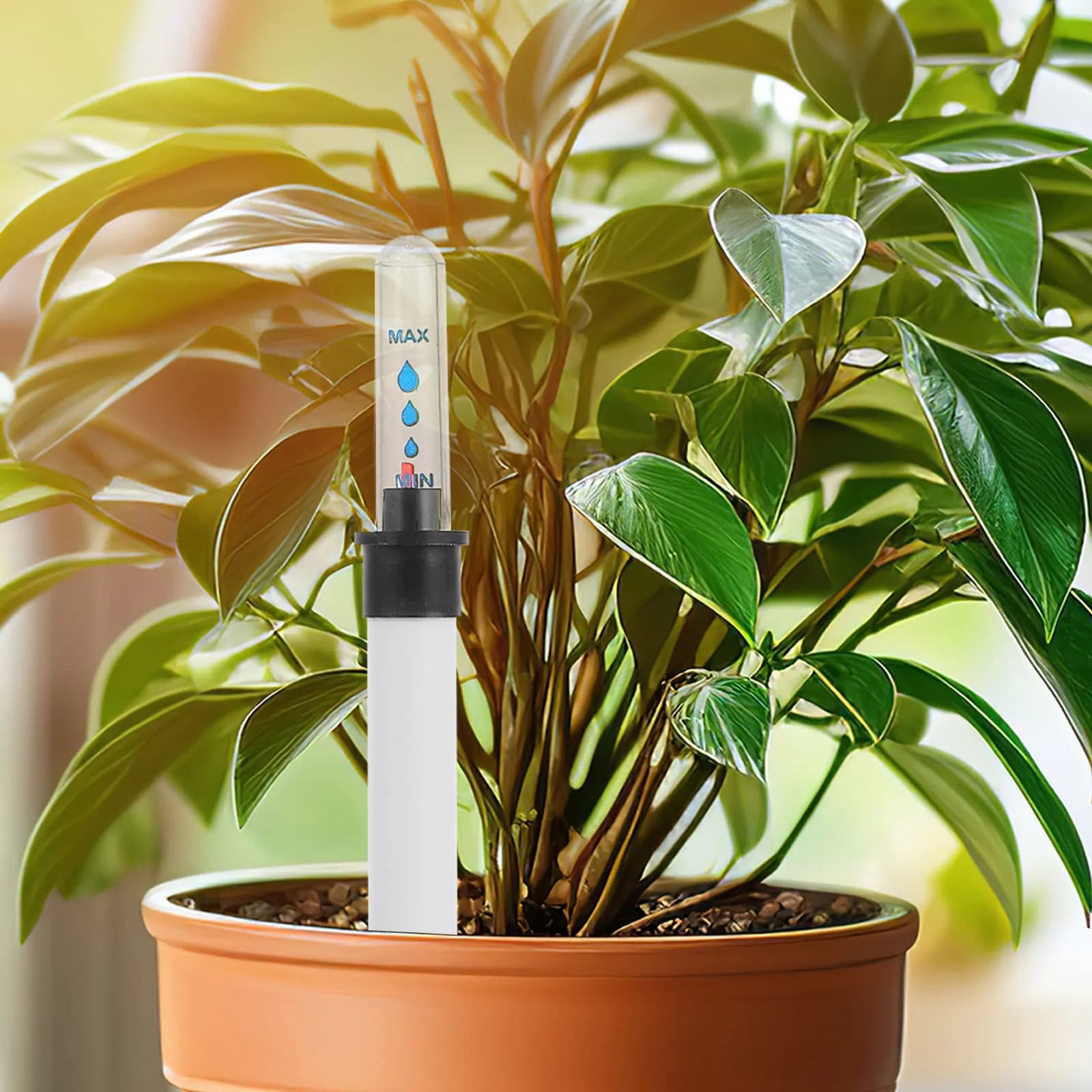 10Pcs Plant Moisture Sensor Water Level Scale Indicator with Dehydration Reminder Precise Soil Moisture Detection for Flower Pot