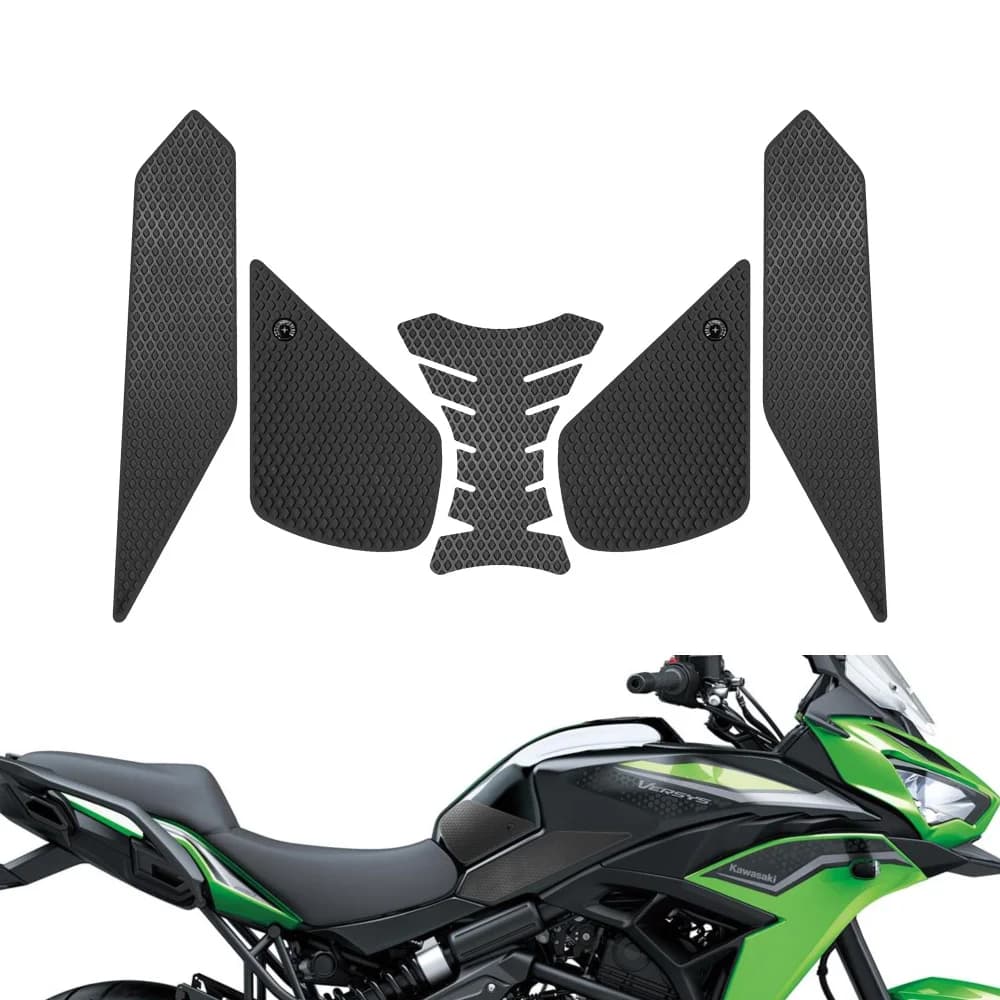 Moto Serbatoio Trazione Pad Anti Slip Adesivo Gas Ginocchio Grip Protector Per Kawasaki Versys650 LT Tourer Versys 2022 2023 2024