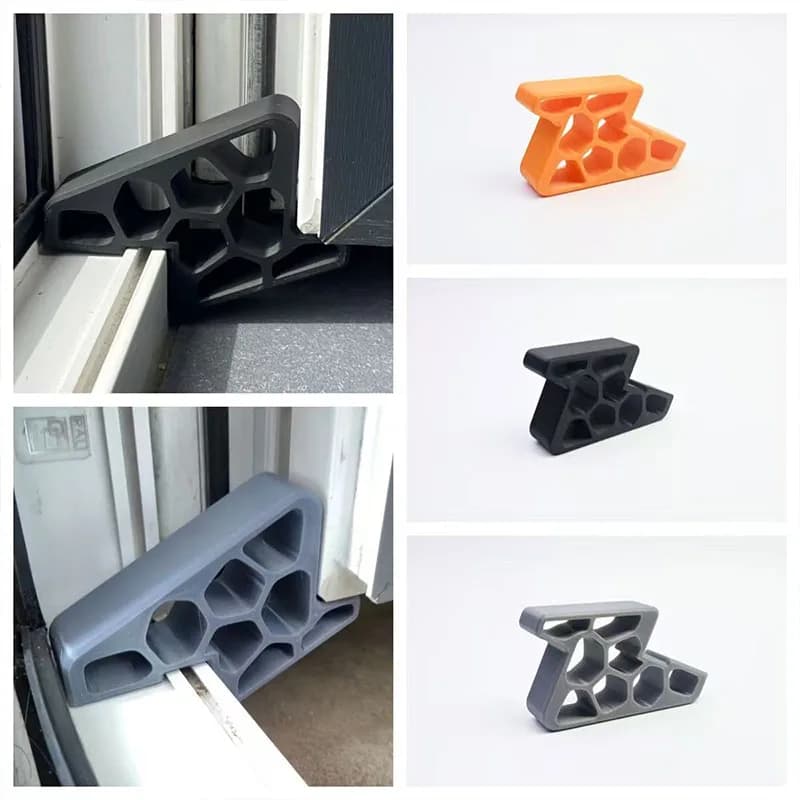 2/4 Pezzi Fermaporta Resistente Antiscivolo, Cuneo per Porta e Finestra, Protezione Anti-collisione per Pareti, per Casa, Ufficio, Bagno, Cucina