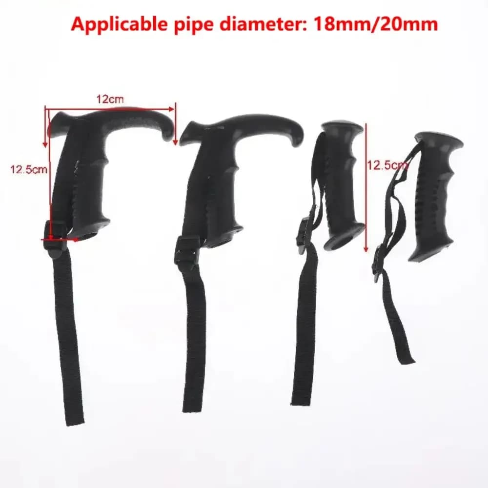 18mm/20mm Walking Cane Hand Hand Grip Anti-slip Trekking Pole Handle Head Sturdy Durable Cane Handle