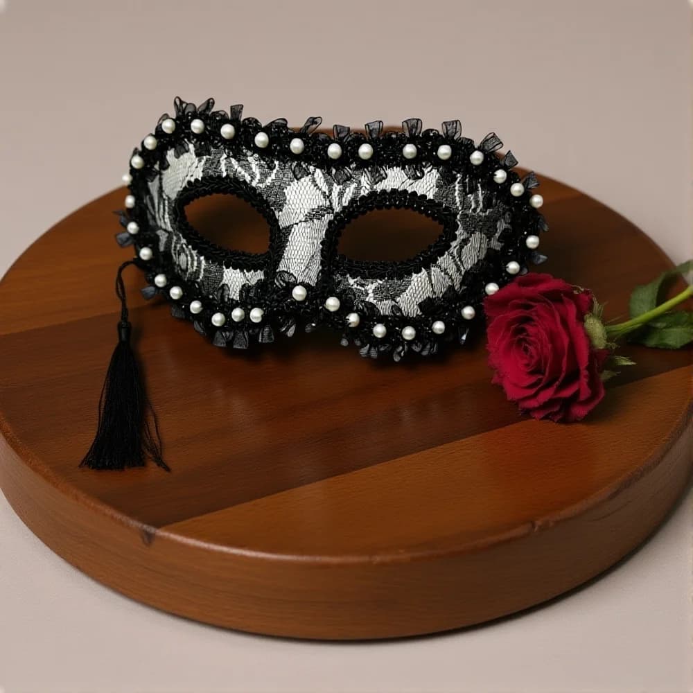 Half Face Mask Creative Festival Mask Fantasy Mask for Goggle Dance Events