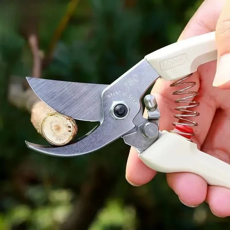High-carbon Steel Pruning Shears Non-slip Handle Portable Sharp Fruit Tree Garden Shears Labor-saving Gardening Tools