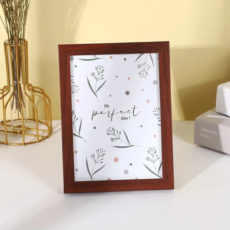 Modern Simple Wooden Picture Frame 5/6/7/8 Inch/picture Frame Wooden Density Board Picture Frame Home Decor
