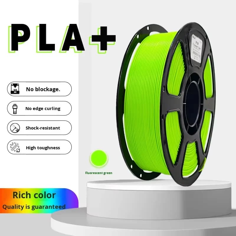 PLA+ 3D Printing Consumables PLA+ Monochrome 1kg Multi-Color Optional 1.75mm apples Green 3d Filament