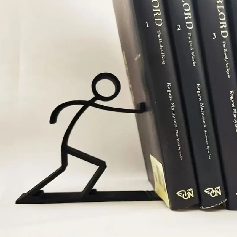 3D Printed Bookshelf Simple Book Stand Desktop Book Stand Student Book Block Large Thickened Storage Rack Stationery