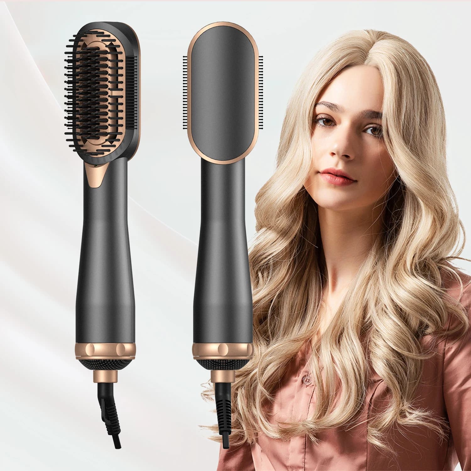 New Styler Hot Air Brush Hairstyle Professional Hair Plate in One Step Electric Hair Brush