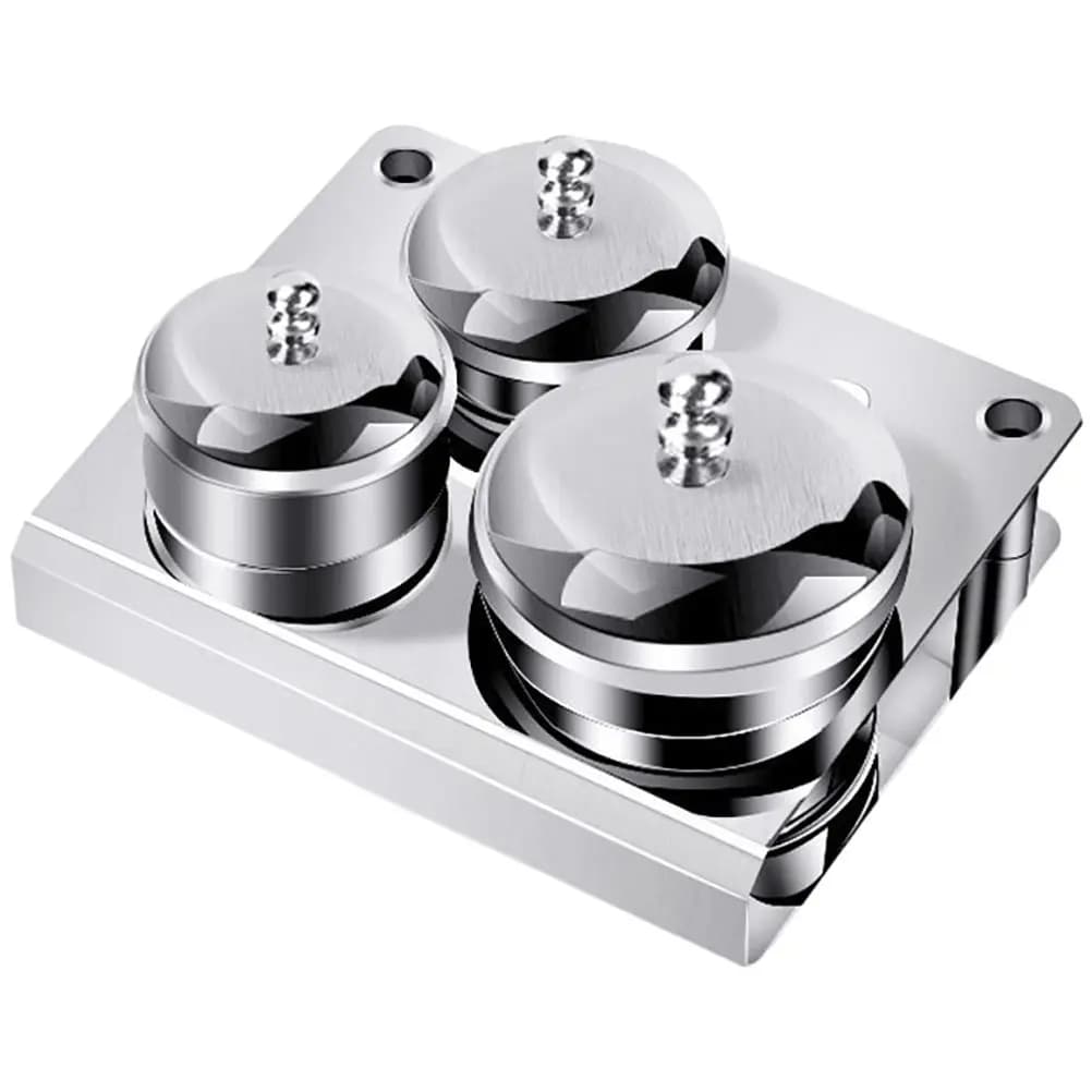 Set of 1 Cup Dappen in Stainless Steel Multifunction for Manicure, for Mixing Liquids and Powders and Wash Pens, Decorative Design