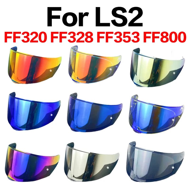 For LS2 FF320 FF353 FF328 FF800 Motorcycle Helmet Visor Capacete De Moto Full Face Helmet Motorcycle Accessories Shield Lens