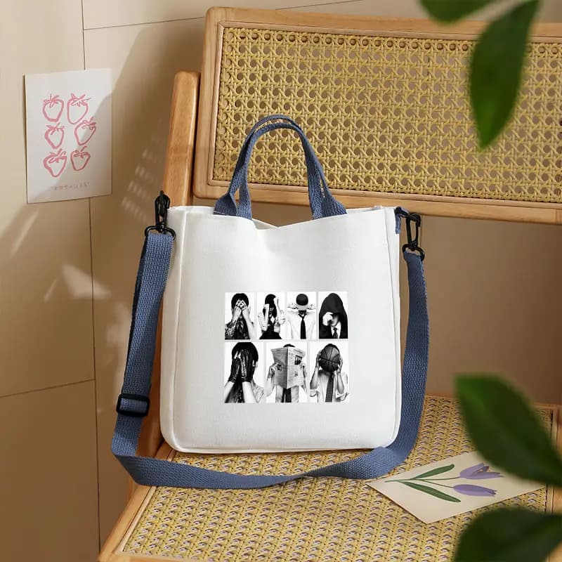 Fashion Crossbody Bags Arirang 2.0 World Tour 2026 Tote Bag Large Capacity Multifunctional Reusable Handbags Women Kpop Fan Gift