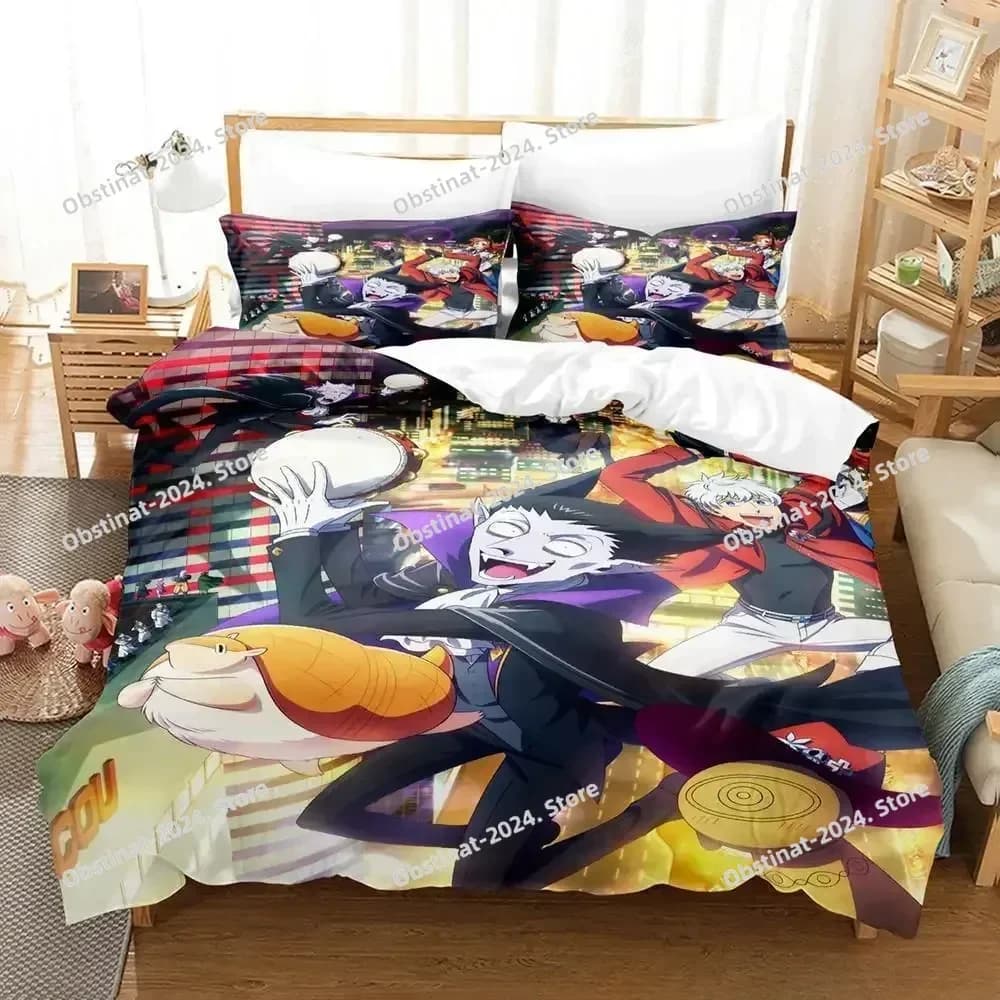 Stampa 3d The Vampire Die in No Time Set di biancheria da letto Cartoon Anime set di tre pezzi Set copripiumino per camera da letto per bambini per adulti Tessili per la casa