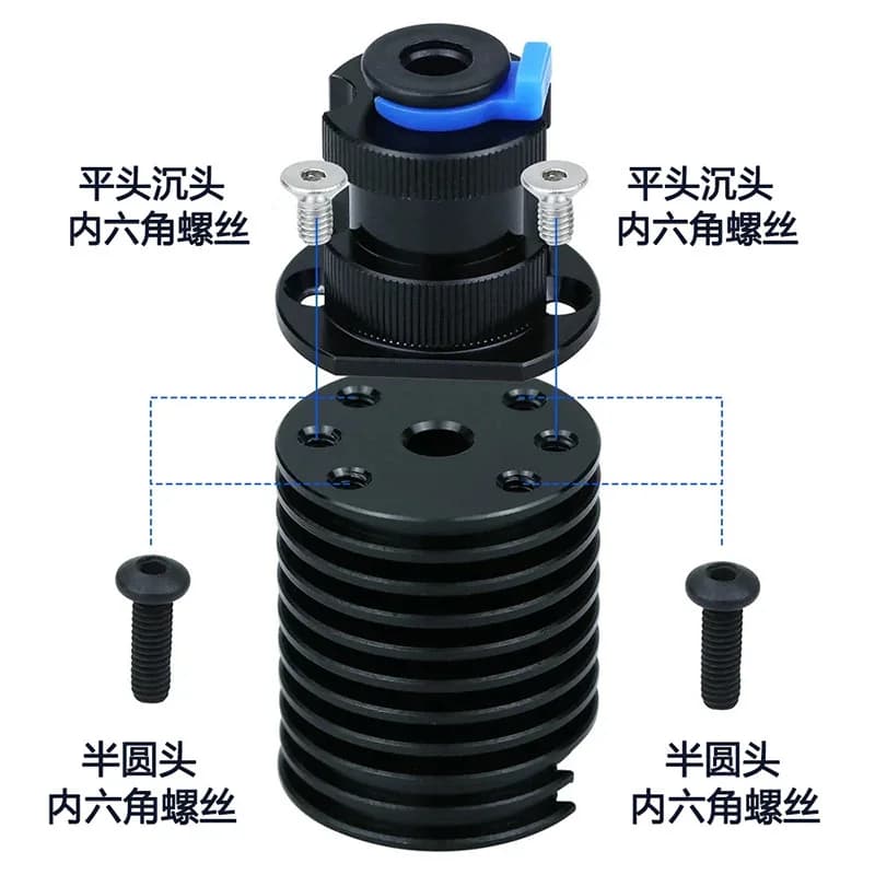 High Temperature Resistant Ceramic Nozzle Extrusion Sleeve Quick Printing Nozzle Brass Nozzle 3D Printer Accessories