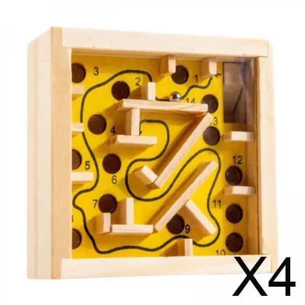 Gioco da Tavolo Educativo in Legno per Bambini, Labirinto per lo Sviluppo Cognitivo e Logico a Casa