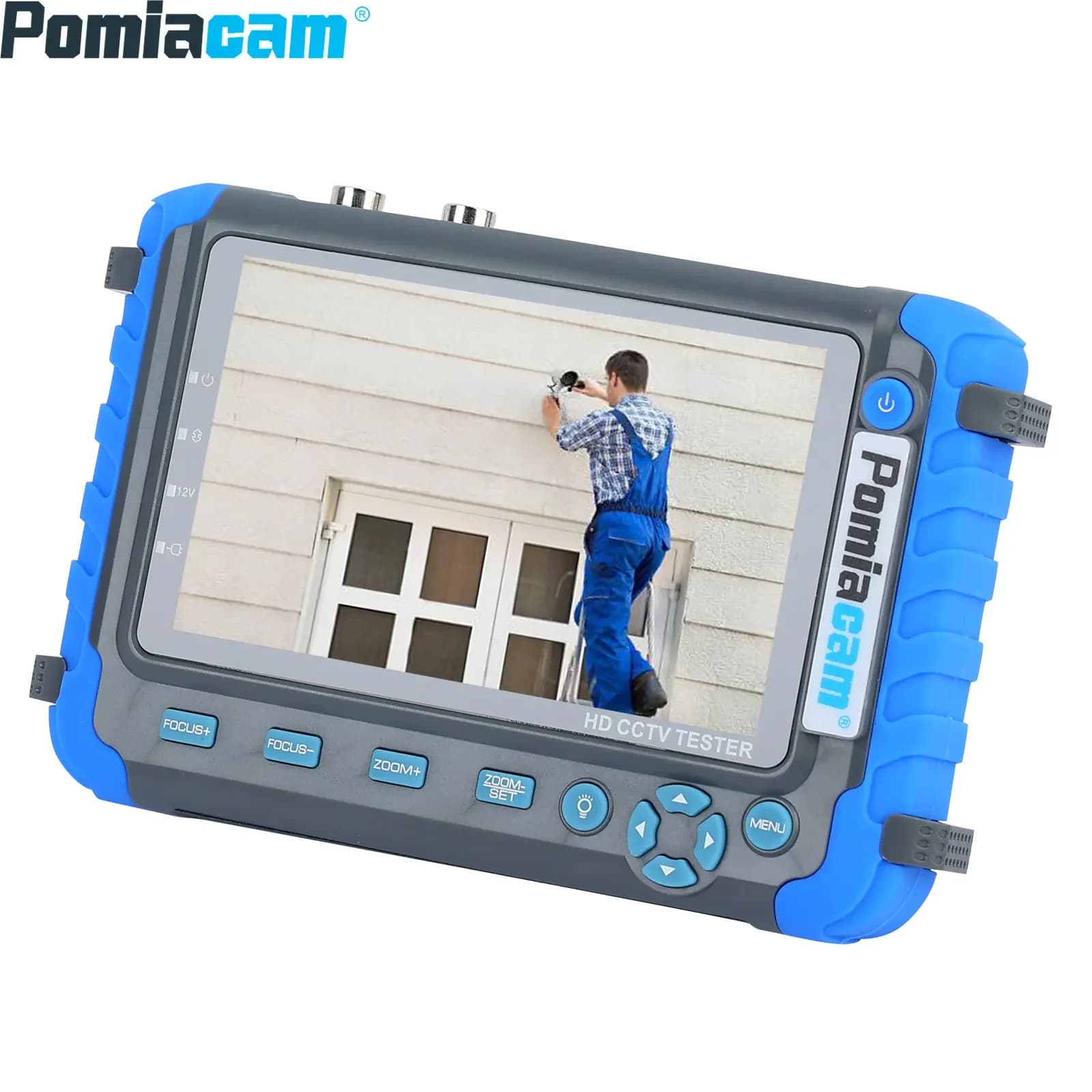 Strumento di test CCTV 4 In 1 telecamera coassiale HD Tester CCTV da 5 pollici IV8C plus supporto videocamera CVBS/8MP AHD/8MP TVI/8MP CVI VideoTest