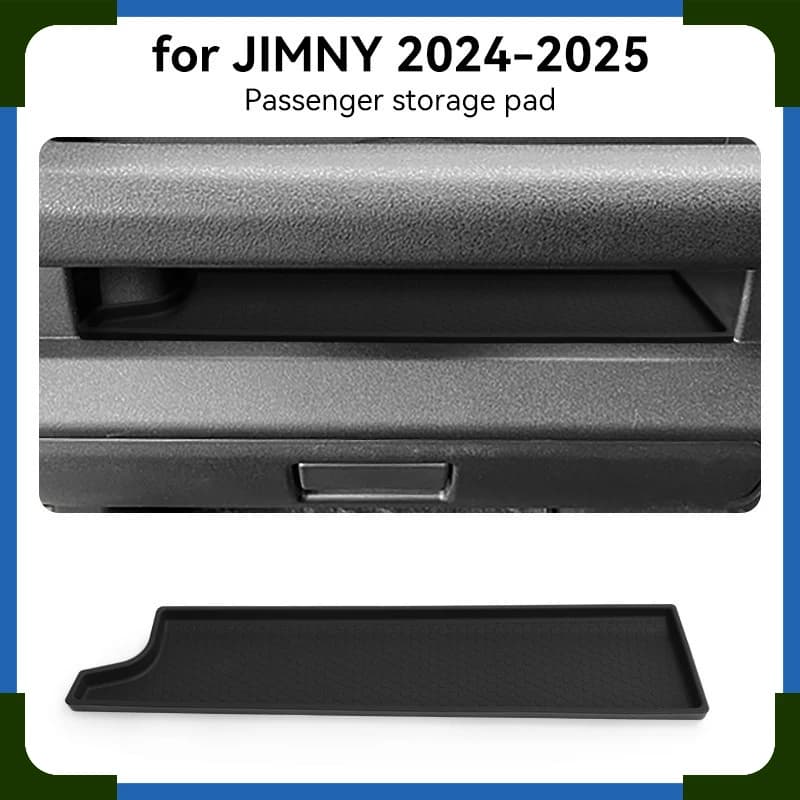 Tappetino in Silicone per Vano Portaoggetti Lato Passeggero RHD per Suzuki Jimny 2024-2026, Accessori Interni