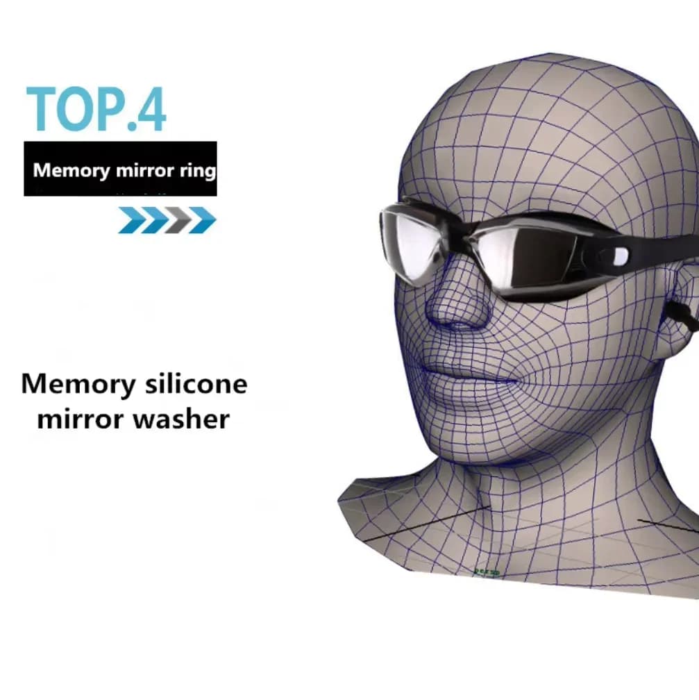 2026 Swimming Goggles Adult Pool Glasses Anti Fog Men Women UV Protection Optical Waterproof Swim Eyewear with Earplugs