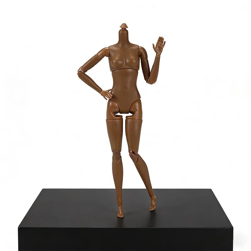 1/6 Scale Female Action Figure Body Multi-jointed Supermodel Movable Nude Body For Doll Customization Bjd Model Accessory