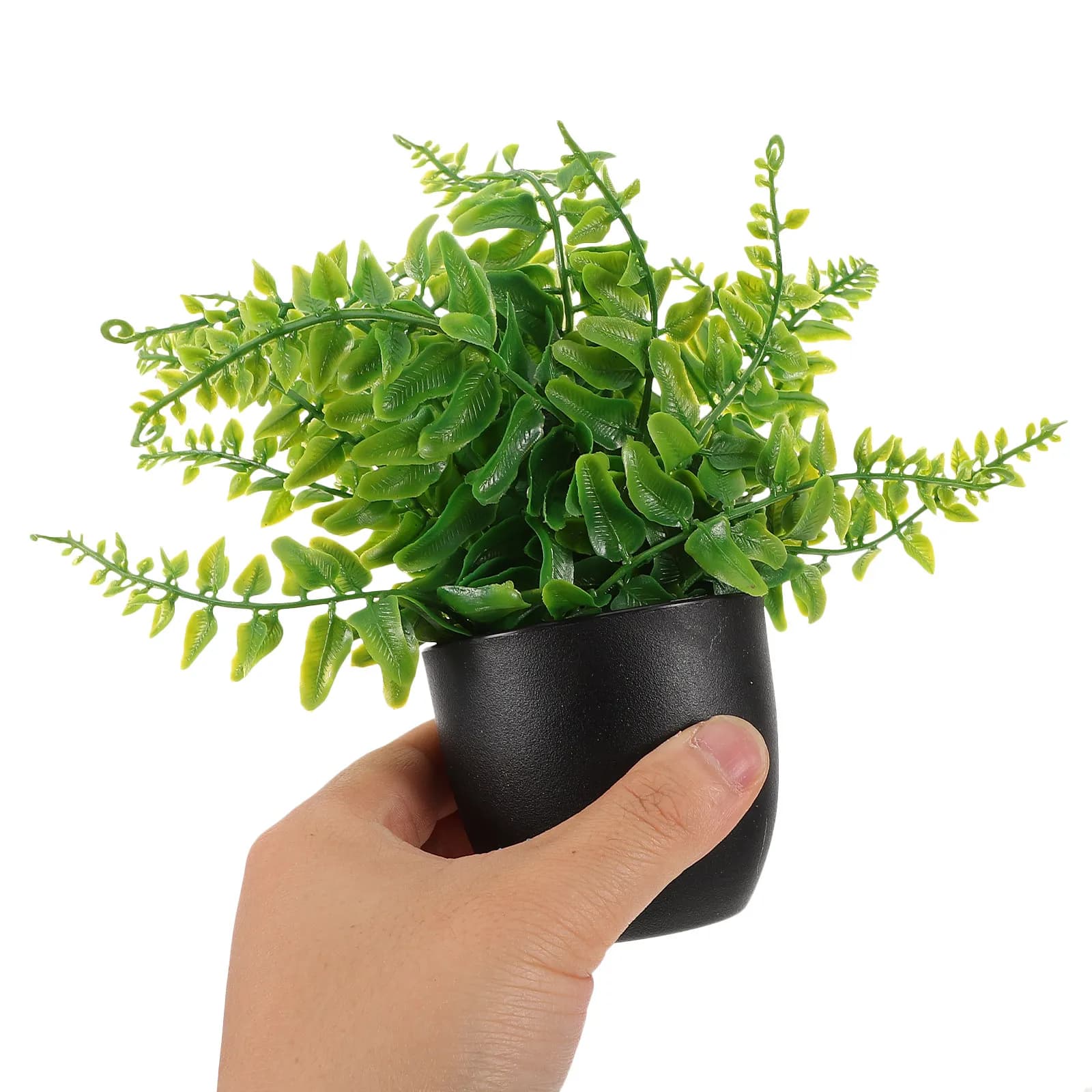 Set di 4 Piante Artificiali Realistiche in Vaso, Ornamenti Verdi Vivaci per Sala da Pranzo, Camera da Letto, Veranda, Decorazione Rinfrescante