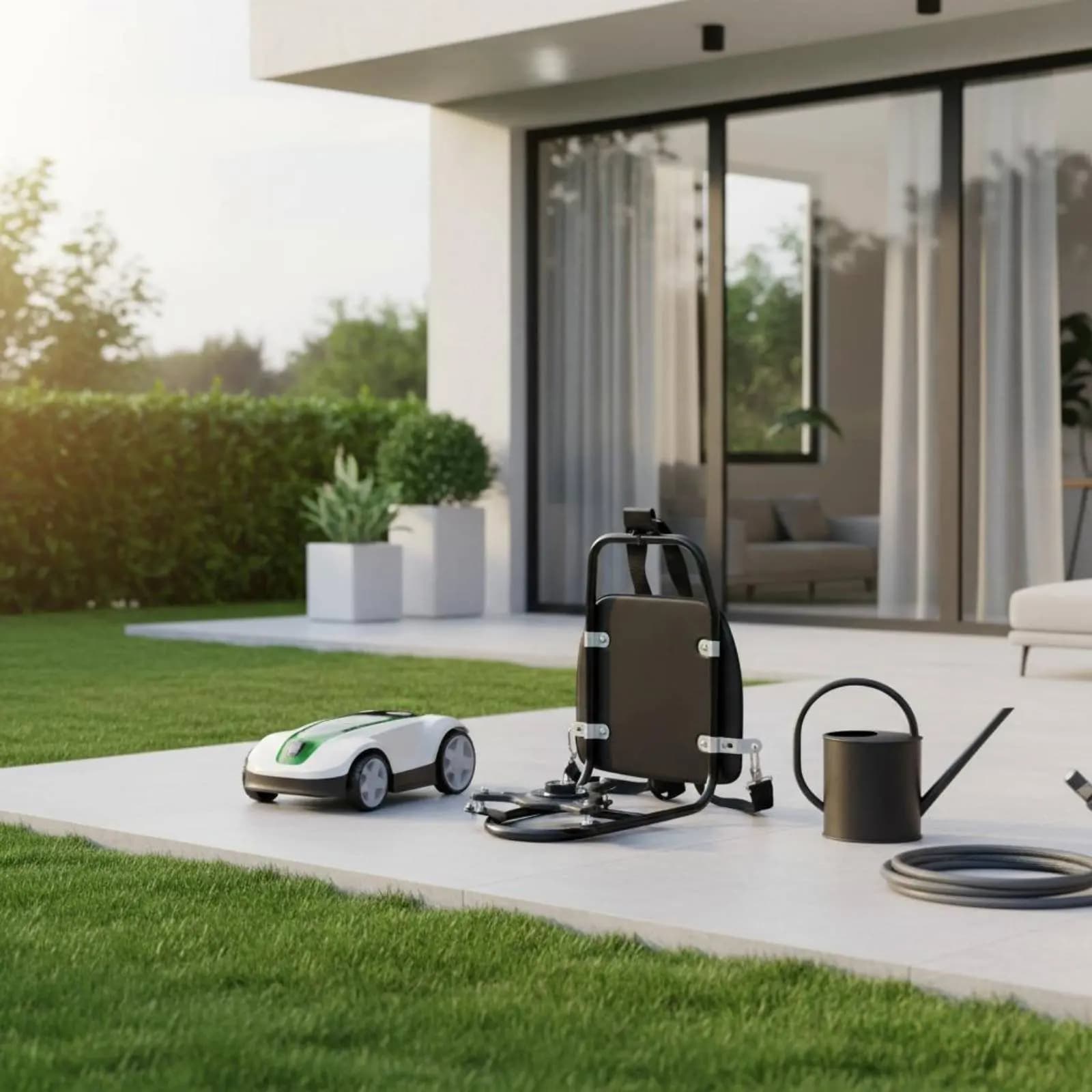 Telaio per Decespugliatore a Zaino, Robusto e Resistente, con Imbracatura Ergonomica per Trimmer, Ideale per Lavori in Giardino