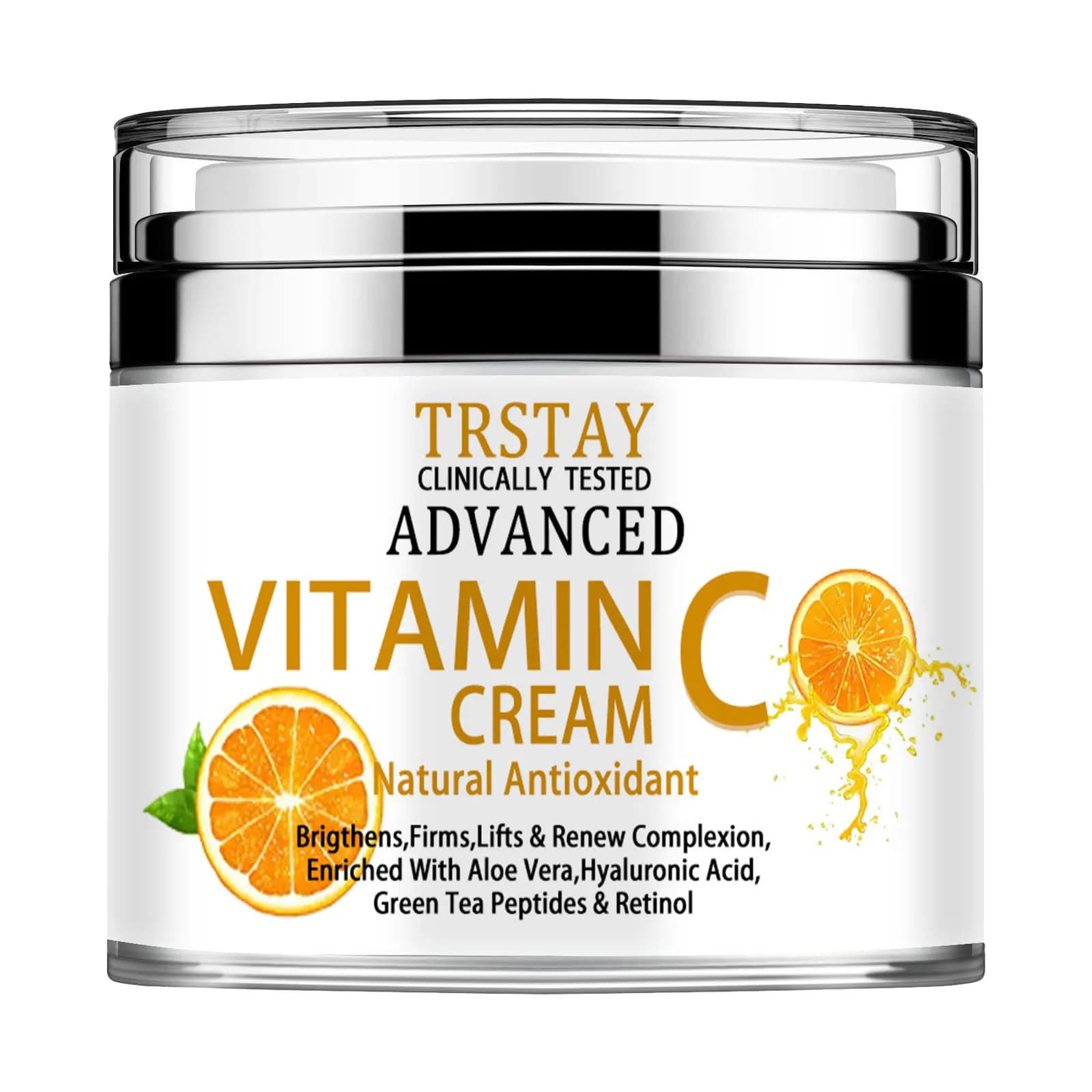 Vitamin C cream, vitamin C face cream with nicotinamide and hyaluronic acid,