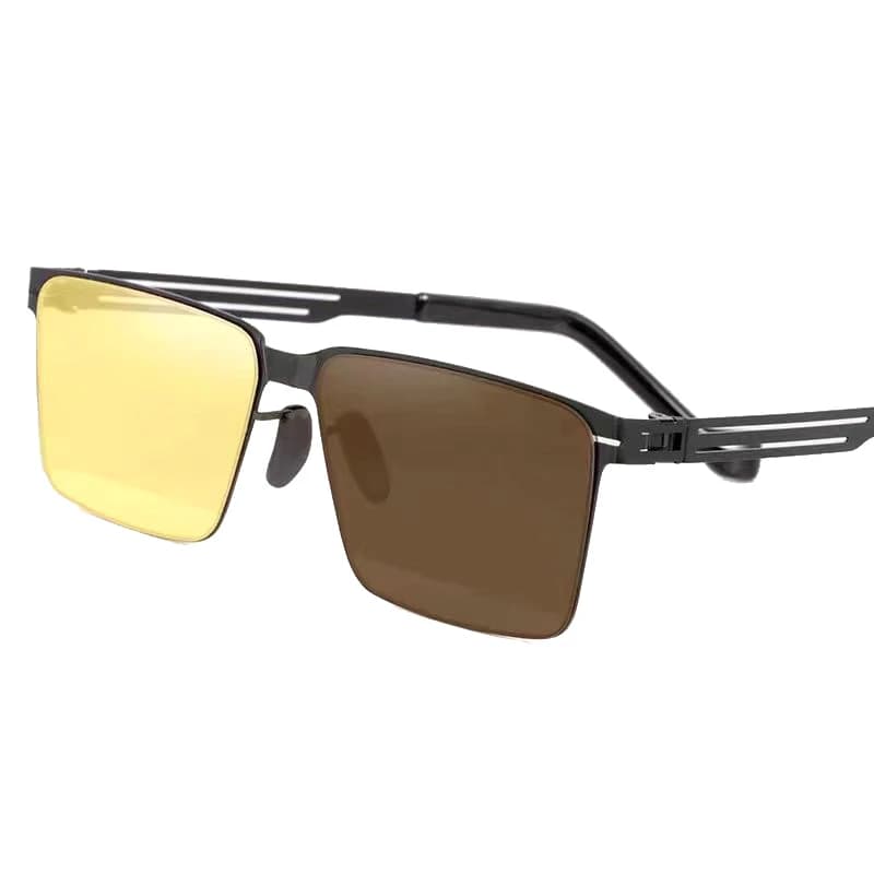 New Change Of Color Sunglasses Day Night Two-purpose Night Vision Goggles Men And Women Photosensitive UV Protection Glasses
