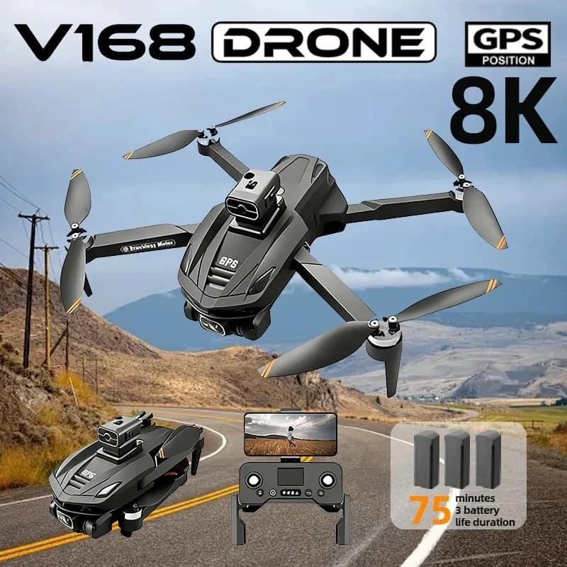 Xiaomi Mijia V168 GPS Drone Professionale 8K HD Telecamera aerea 5G WIFI motore brushless Evitamento ostacoli Pieghevole RC Quadcopter