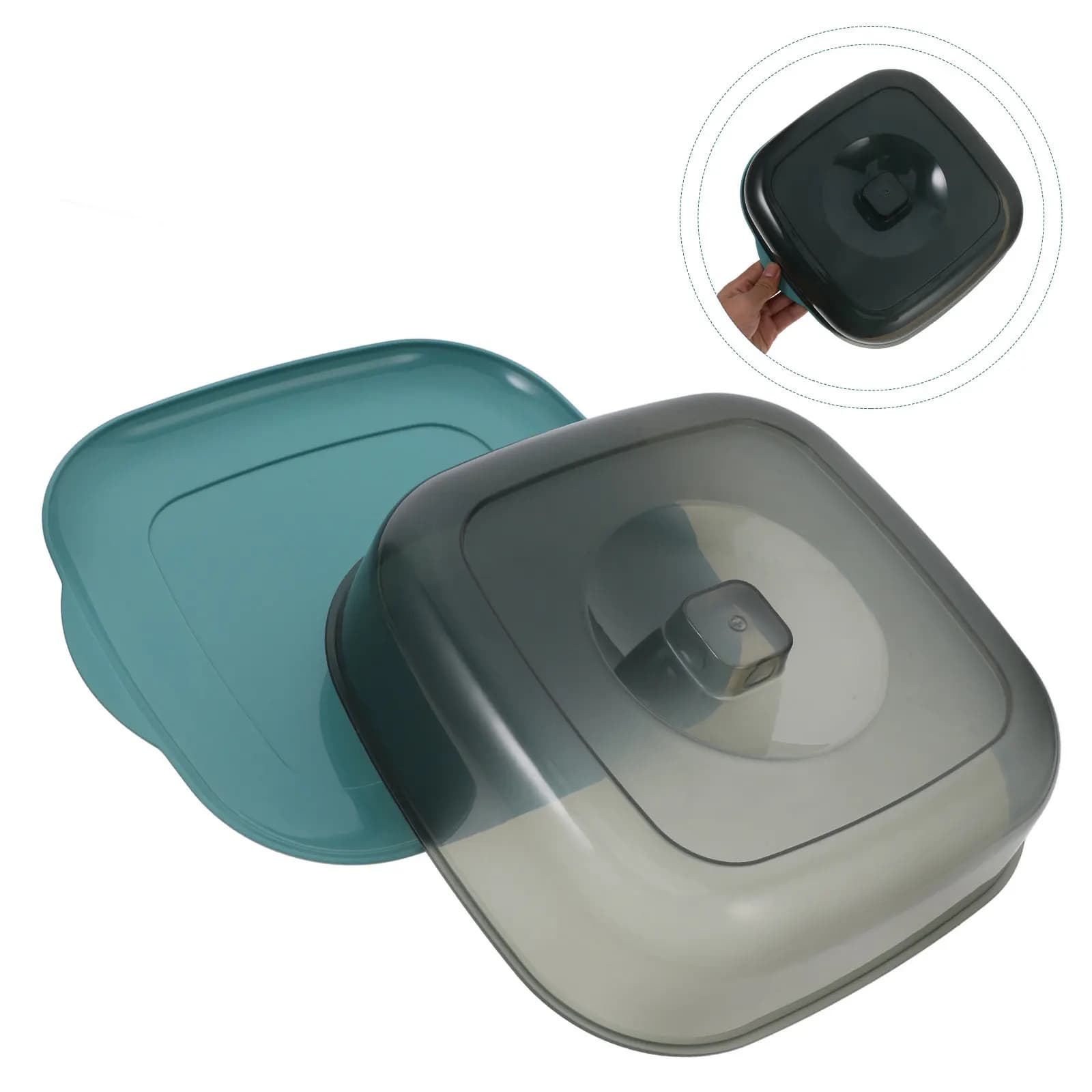 Coperchi Anti-Schizzi in PP per Contenitori Alimentari, Coperchio per Microonde per Preparazione Pasti e Conservazione della Freschezza