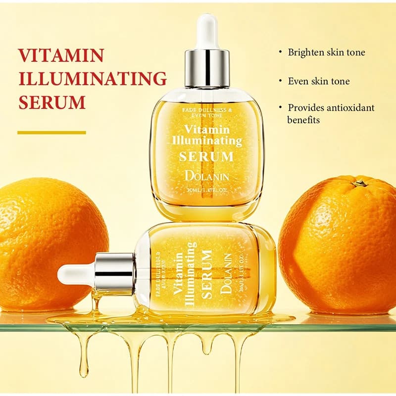 Vitamin C Brightening Face Serum Antioxidant Repair Serum Improve Dull Skin Even Complexion Hydrating Facial Essence Skin Care
