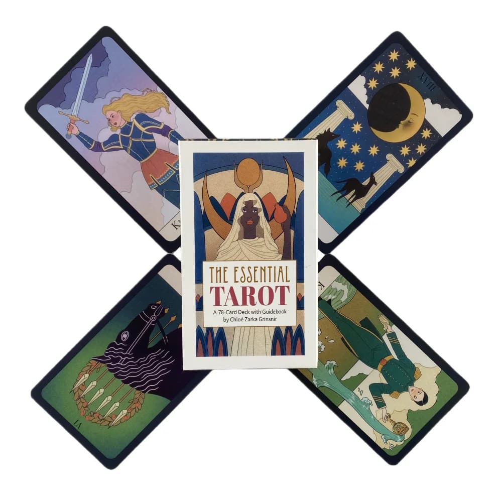Le carte dei tarocchi essenziali A 78 Oracle English Visions divinazione Edition Borad Playing Games