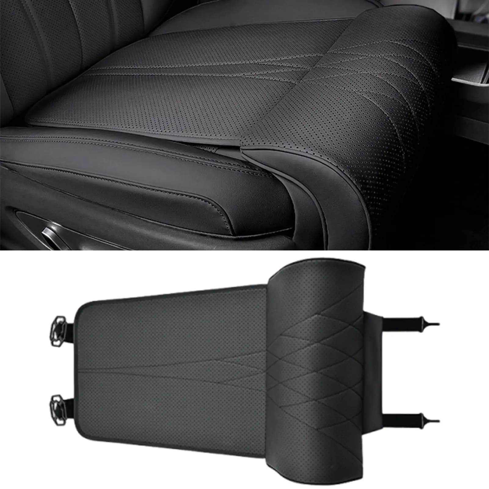 Extended licenses Designers also selected these stock photos Car seat extension cushion for chair support for driving leg support Elongated cushion length for seat support for leg cushion accessories