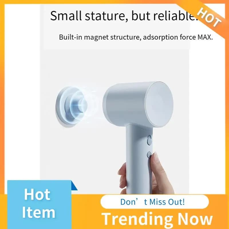 CMHI-For Laifen Hair dryer Hook Magnetic wall storage bracket for LF03 hairdryer, Blue air nozzle support