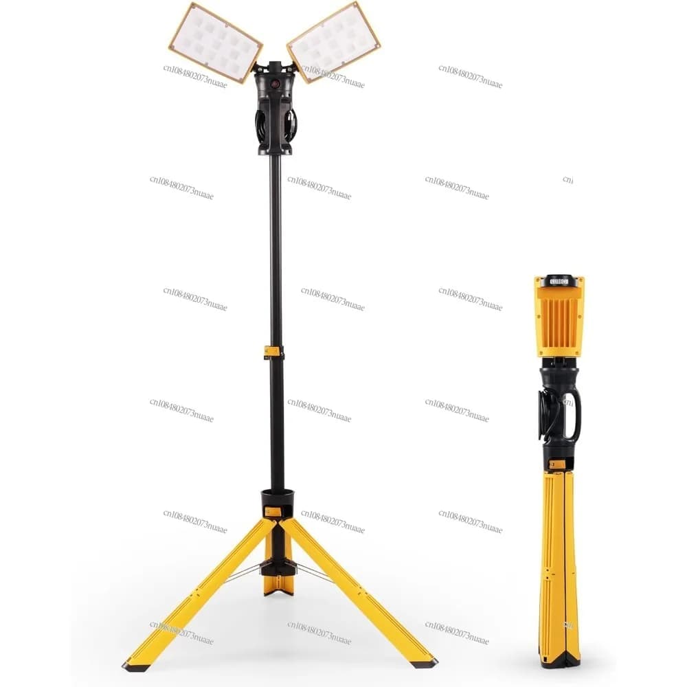 daUpdated da 6290Pro Double Head LED Work Lamp from 15000 lumens from 105 Watt with telescopic tripod, work lamp with - Best